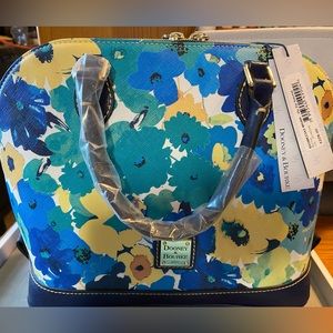 Dooney & Bourke Zip Zip Satchel in “Marine”